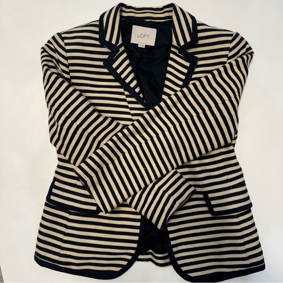 Loft striped blazer - Picture 1 of 8